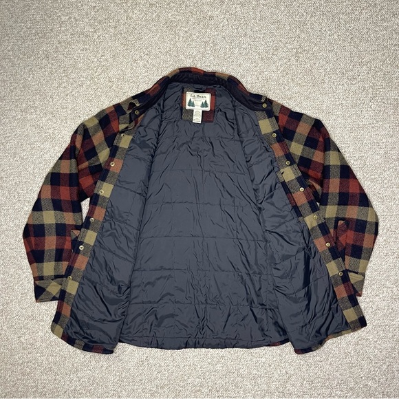 L. L. Bean wool insulated shirt jacket - Picture 4 of 12